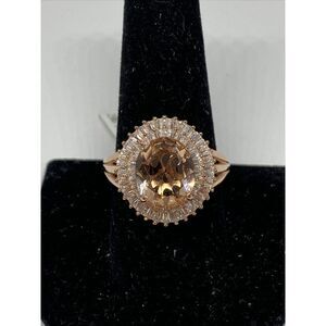 Tiara .925 Sterling Silver Cubic Zirconia SRZ2821MQRP Ring MSRP $135 NM319